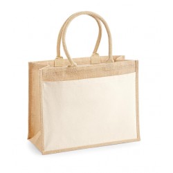 PACKET 5 STUKS POCKET JUTE SHOPPER