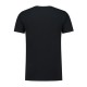 L&S Fine Cotton Elastane V-neck T-shirt for him