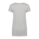 L&S Cotton Elastane V-neck T-shirt Short Sleeves for her