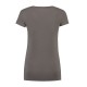 L&S Cotton Elastane V-neck T-shirt Short Sleeves for her