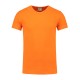 L&S Cotton Elastane V-neck T-shirt Short Sleeves for him