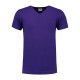 L&S Cotton Elastane V-neck T-shirt Short Sleeves for him