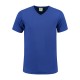 L&S Cotton Elastane V-neck T-shirt Short Sleeves for him