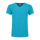 L&S Cotton Elastane V-neck T-shirt Short Sleeves for him