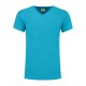 L&S Cotton Elastane V-neck T-shirt Short Sleeves for him