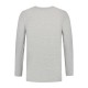 L&S Cotton Elastane T-shirt Long Sleeves for him