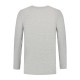 L&S Cotton Elastane T-shirt Long Sleeves for him