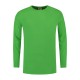 L&S Cotton Elastane T-shirt Long Sleeves for him