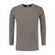 L&S Cotton Elastane T-shirt Long Sleeves for him