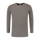 L&S Cotton Elastane T-shirt Long Sleeves for him