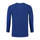 L&S Cotton Elastane T-shirt Long Sleeves for him