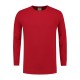 L&S Cotton Elastane T-shirt Long Sleeves for him