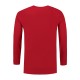 L&S Cotton Elastane T-shirt Long Sleeves for him