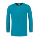 L&S Cotton Elastane T-shirt Long Sleeves for him