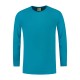 L&S Cotton Elastane T-shirt Long Sleeves for him