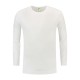 L&S Cotton Elastane T-shirt Long Sleeves for him