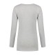 L&S Cotton Elastane T-shirt Long Sleeves for her