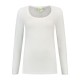 L&S Cotton Elastane T-shirt Long Sleeves for her