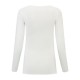 L&S Cotton Elastane T-shirt Long Sleeves for her