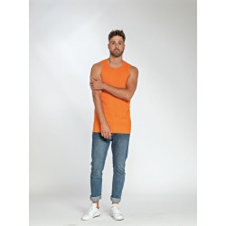 L&S Cotton Elastane Tanktop for him