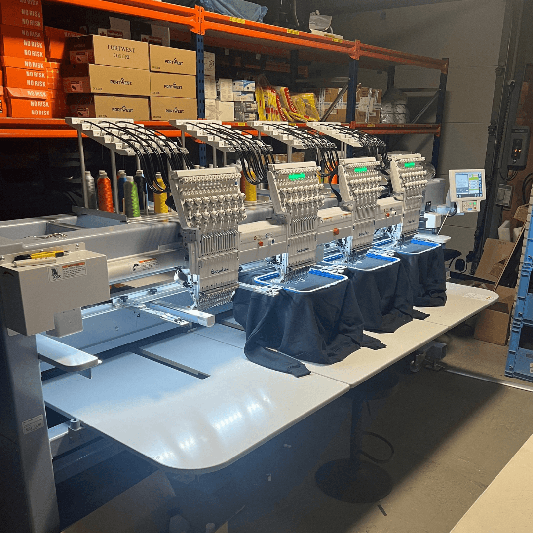 Onze 4-kops borduurmachine